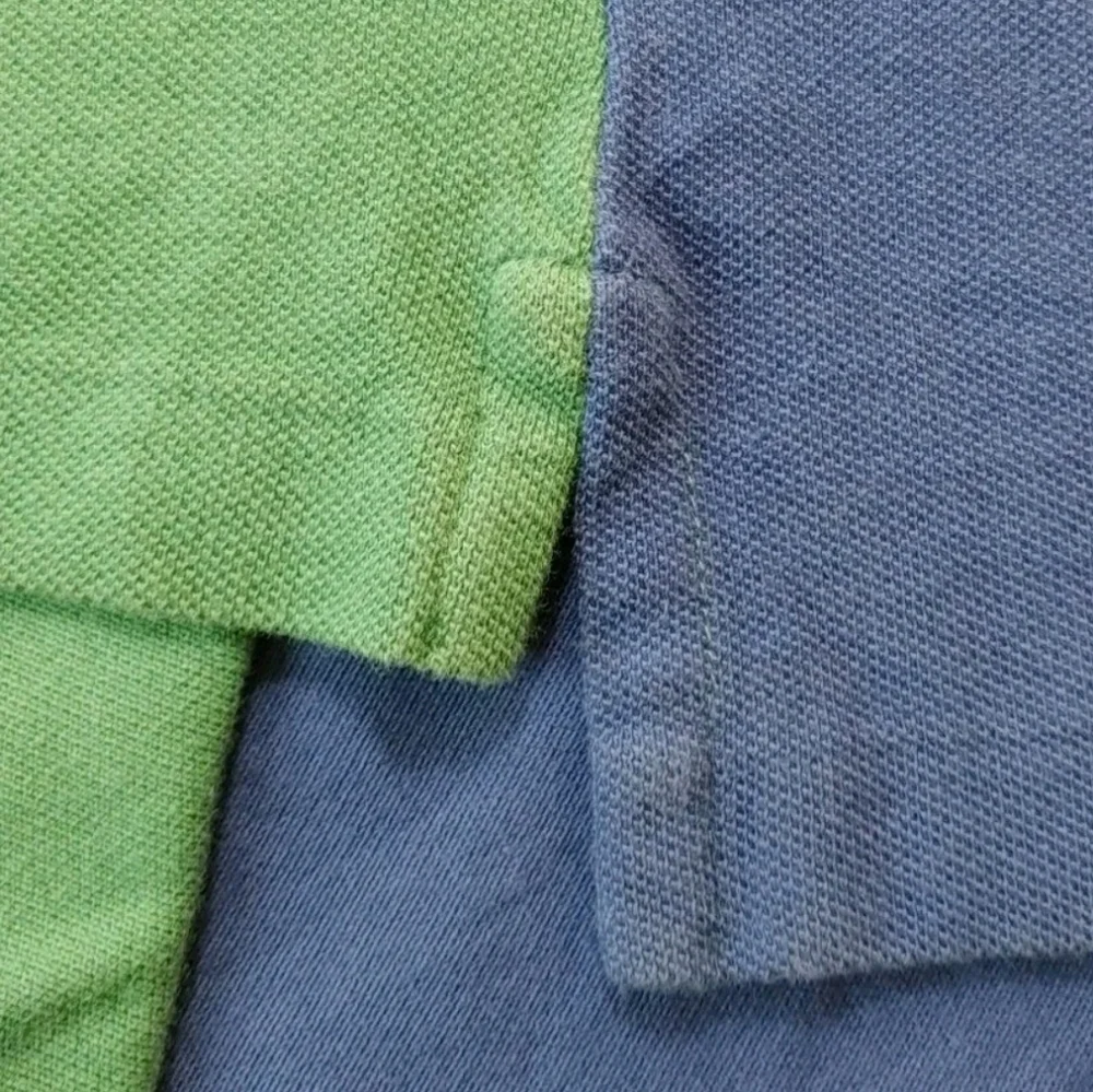 Polo Ralph Lauren Rugby Polo Shirt Men XXL Big Pony 90s Colorblock Green Preppy